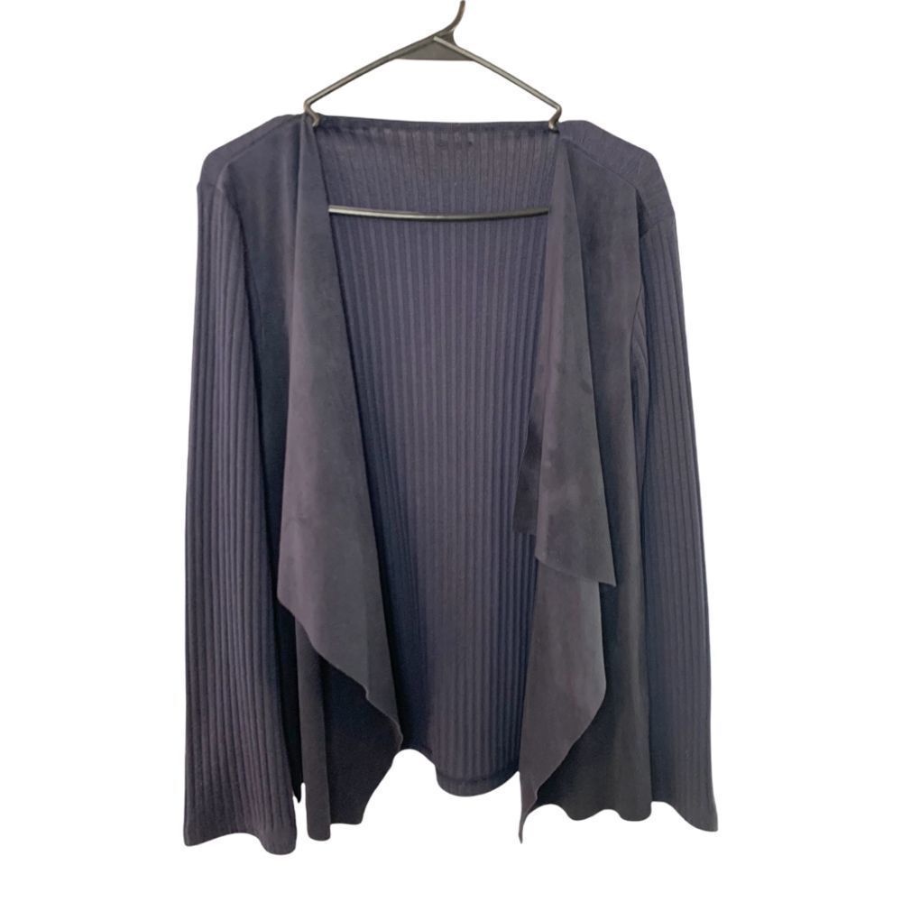 Tommy Hilfiger Faux Suede Front Open Cardigan Women’s M/L